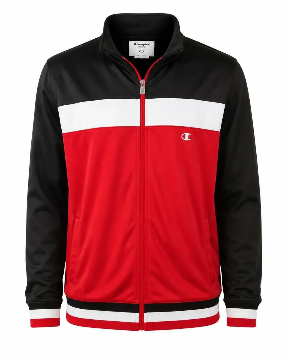 Champion Authentic Colorblock Tricot Full-Zip Track Jacket
